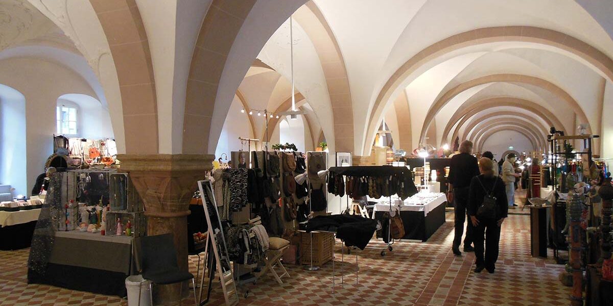 Eindruck von der Messe Fine Arts im Kloster Eberbach
